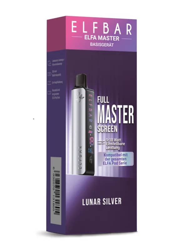 ELFBAR ELFA MASTER Basisgerät – Lunar Silver