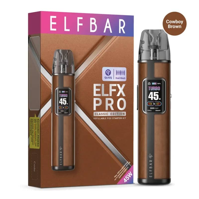 ELFBAR ELFX Pro Kit – Cowboy Brown