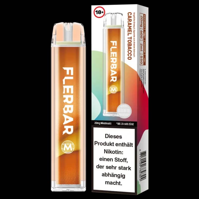 Flerbar 600 Caramel Tobacco 600 Züge