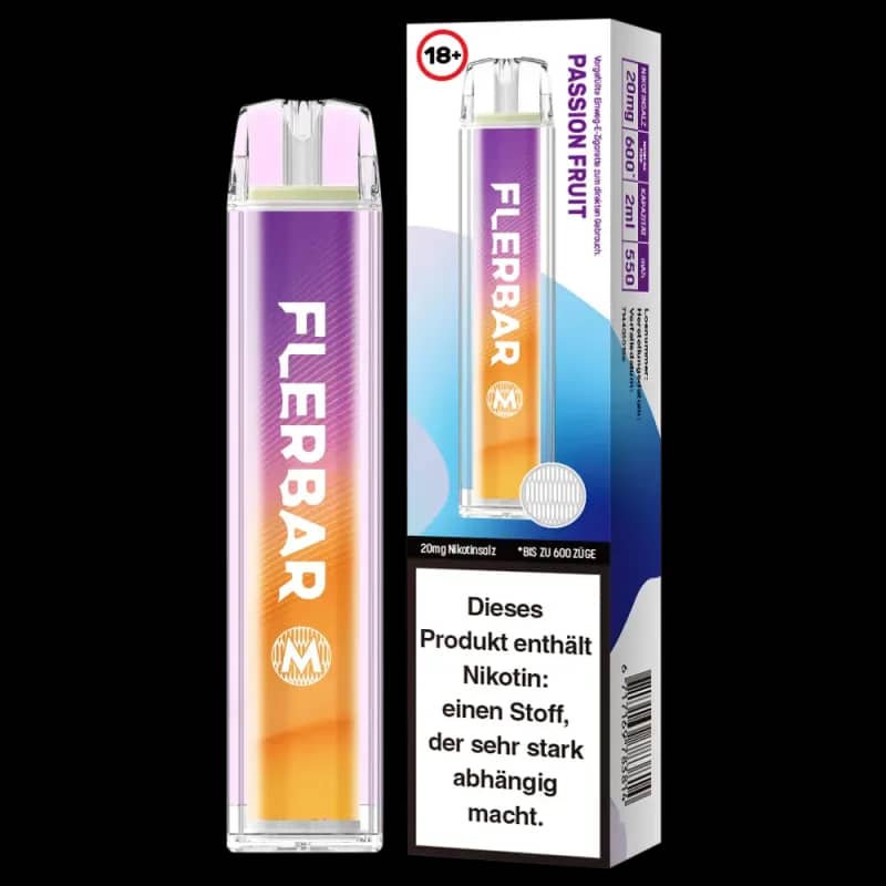 Flerbar 600 Passion Fruit 600 Züge