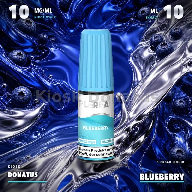 Flerbar Liquid - Blueberry 10mg