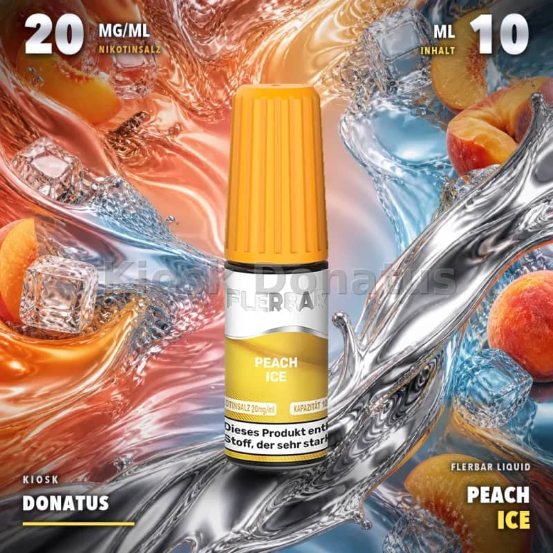 Flerbar Liquid - Peach Ice
