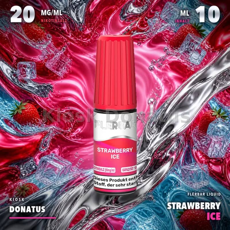 Flerbar Liquid - Strawberry Ice