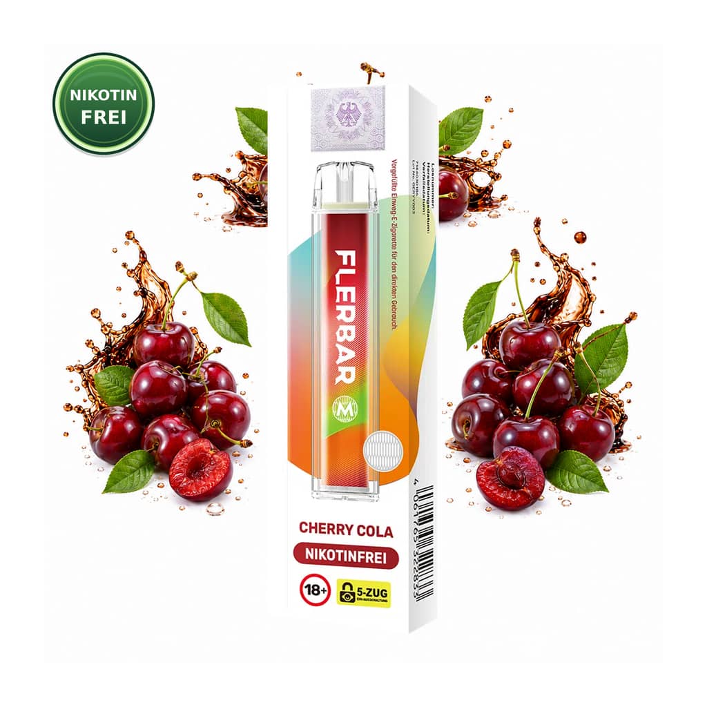 Flerbar M Nikotinfrei – Cherry Cola – 0 mg Nikotin