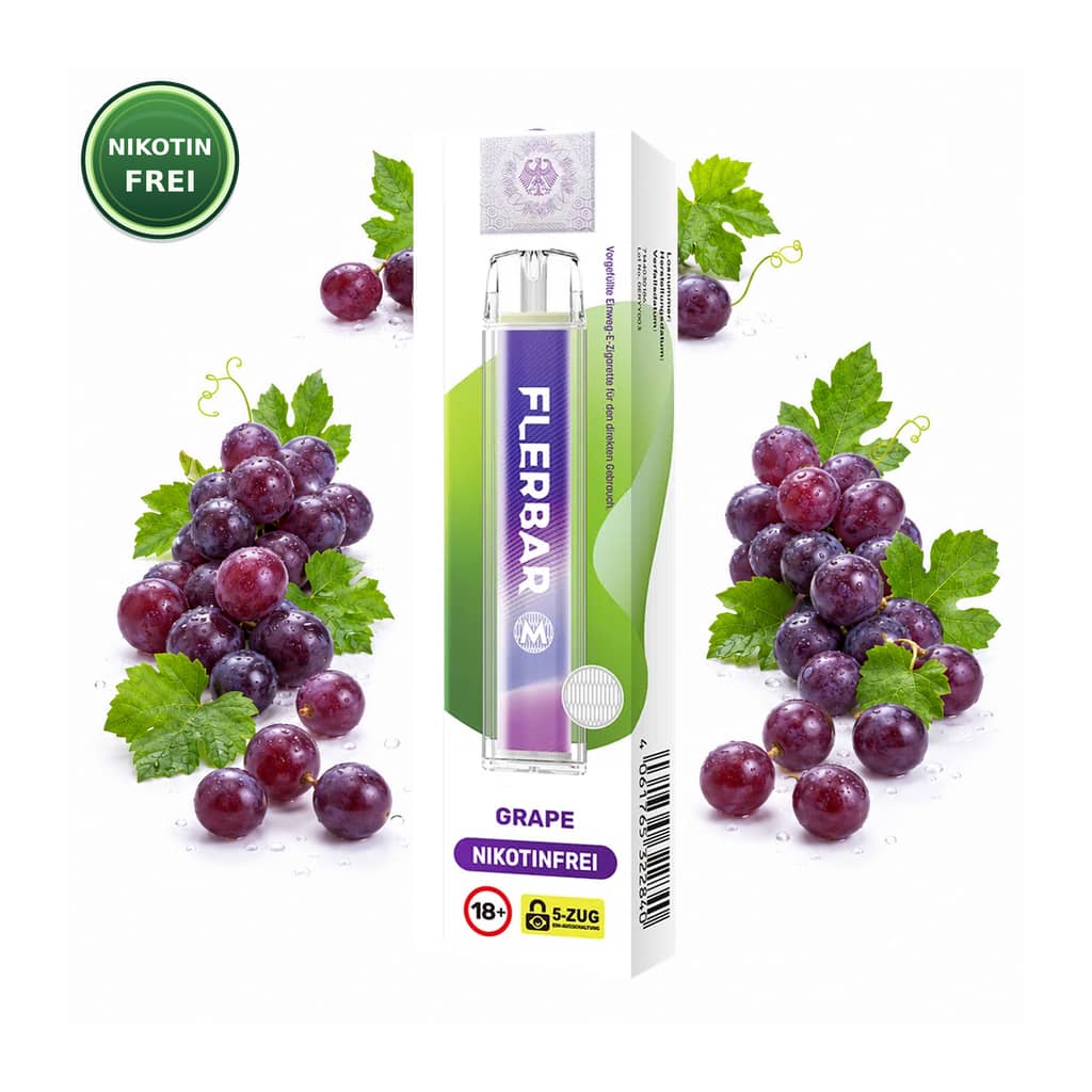 Flerbar M Nikotinfrei – Grape – 0 mg Nikotin