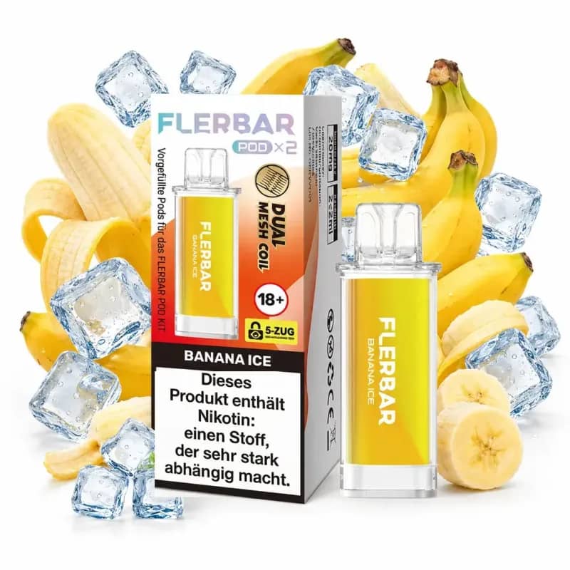 Flerbar Pod 2x 600 Züge Banana Ice