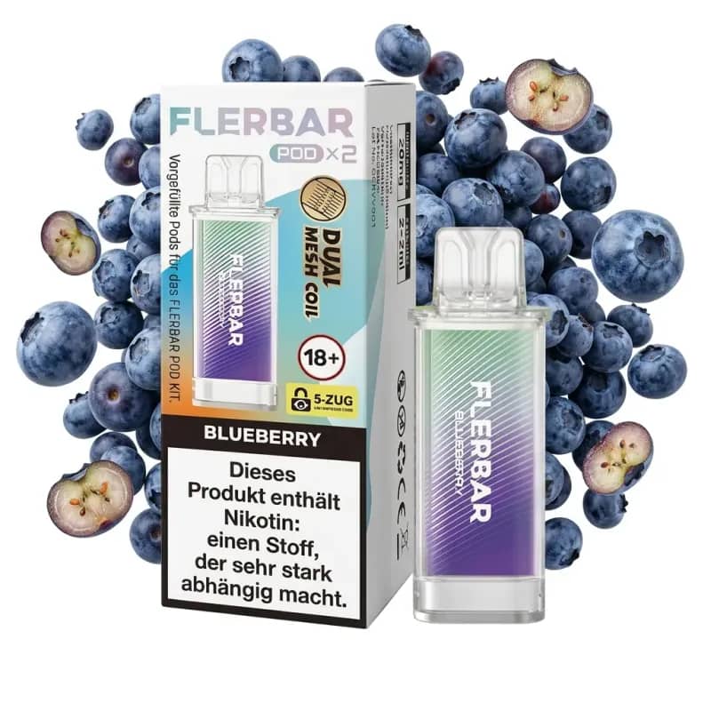 Flerbar Pod 2x 600 Züge Blueberry