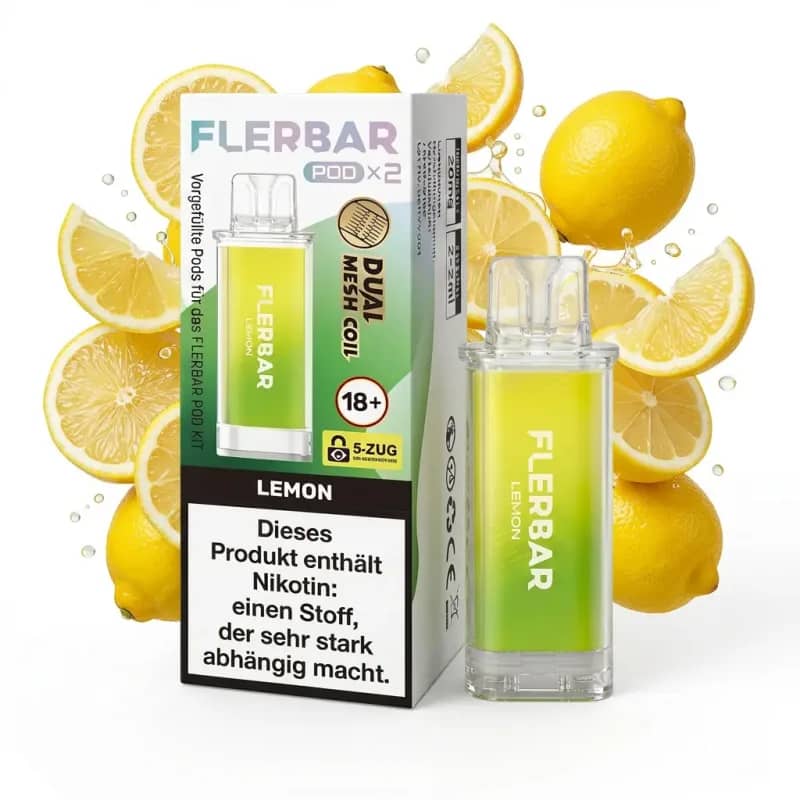 Flerbar Pod 2x 600 Züge Lemon