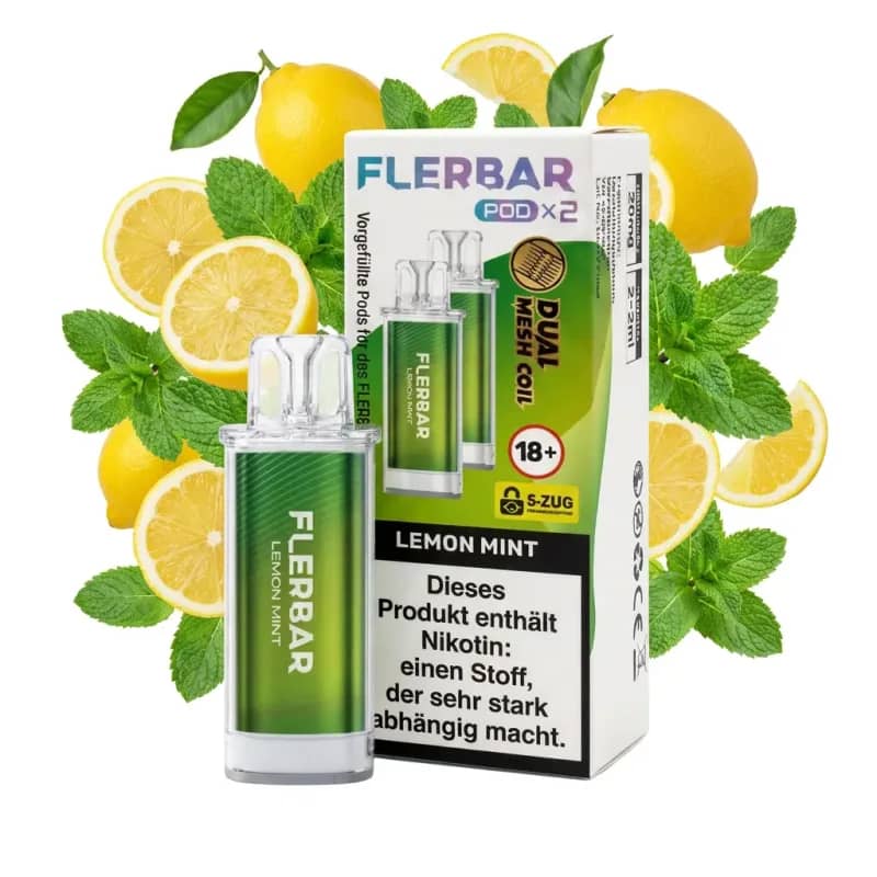 Flerbar Pod 2x 600 Züge Lemon Mint