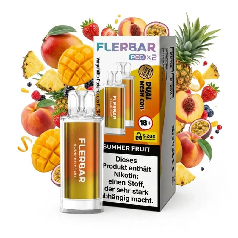 Flerbar Pod 2x 600 Züge Summer Fruit