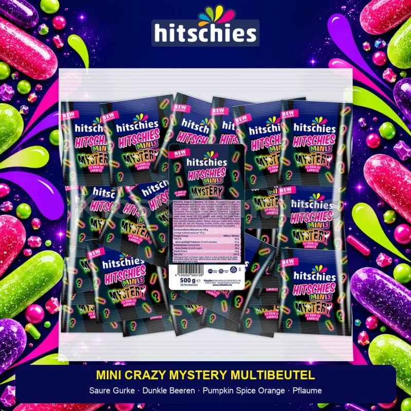 Hitschies Mini Crazy Mystery Multibeutel 500 g
