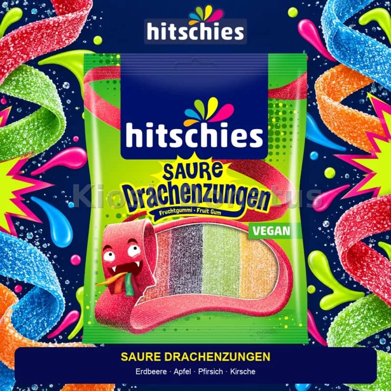 Hitschies Saure Drachenzungen 125 g