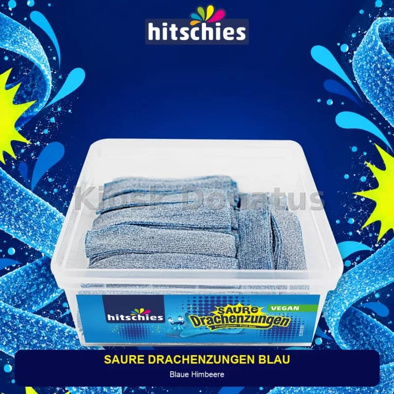 Hitschies Saure Drachenzungen Blau 1000 g