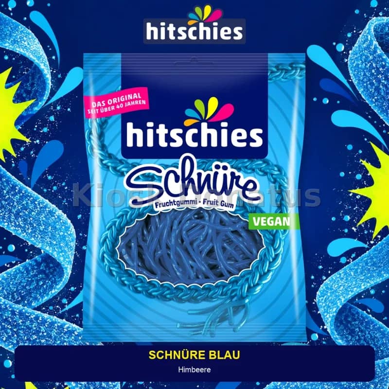 Hitschies Schnüre Blau 125 g