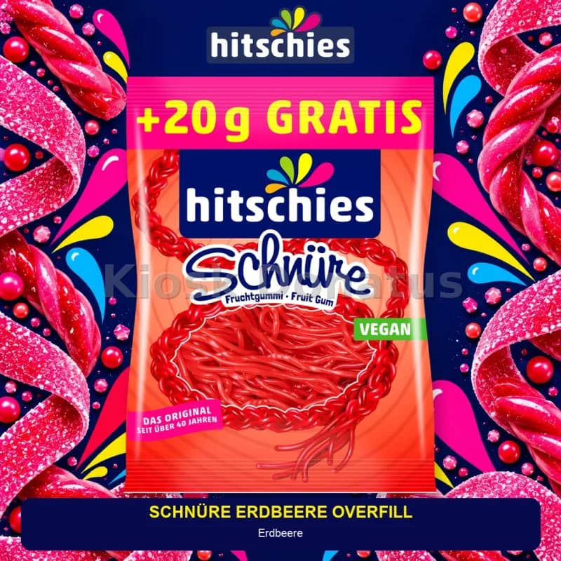 Hitschies Schnüre Erdbeere Overfill 145 g