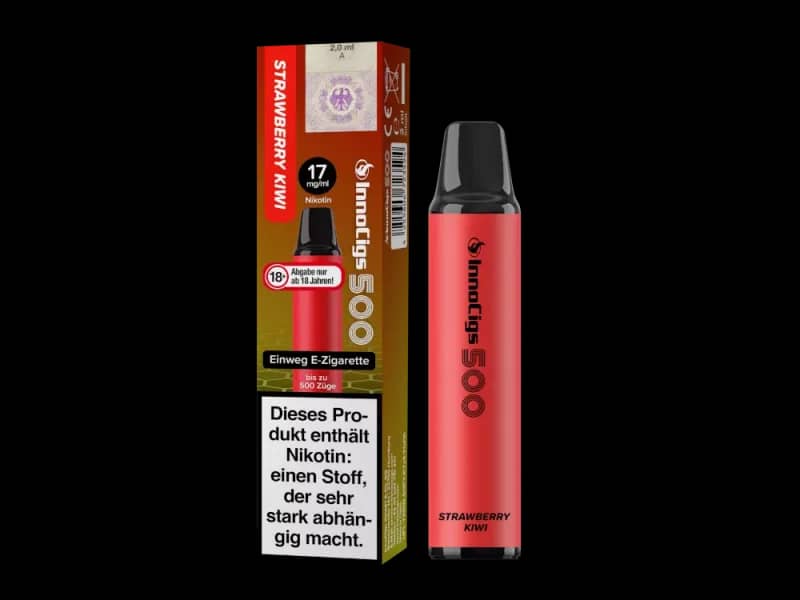 Innocigs 500 – Einweg E-Shisha 600 Züge - Strawberry Kiwi