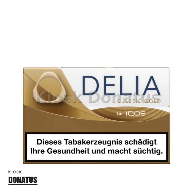 IQOS DELIA Classic Gold Tabaksticks – 20 Stück