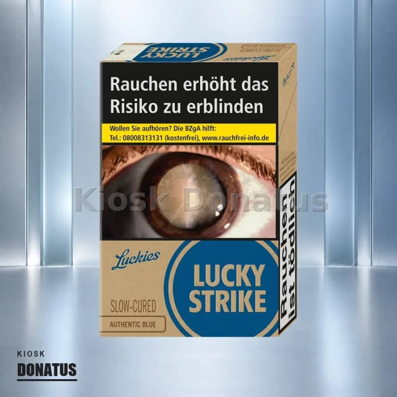 Lucky Strike Authentic Blue ohne Zusätze Zigaretten – 20 Stück