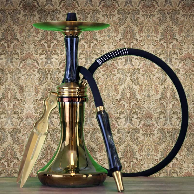 Ocean Hookah Kaif S (Small) - Gold Onyx Gold