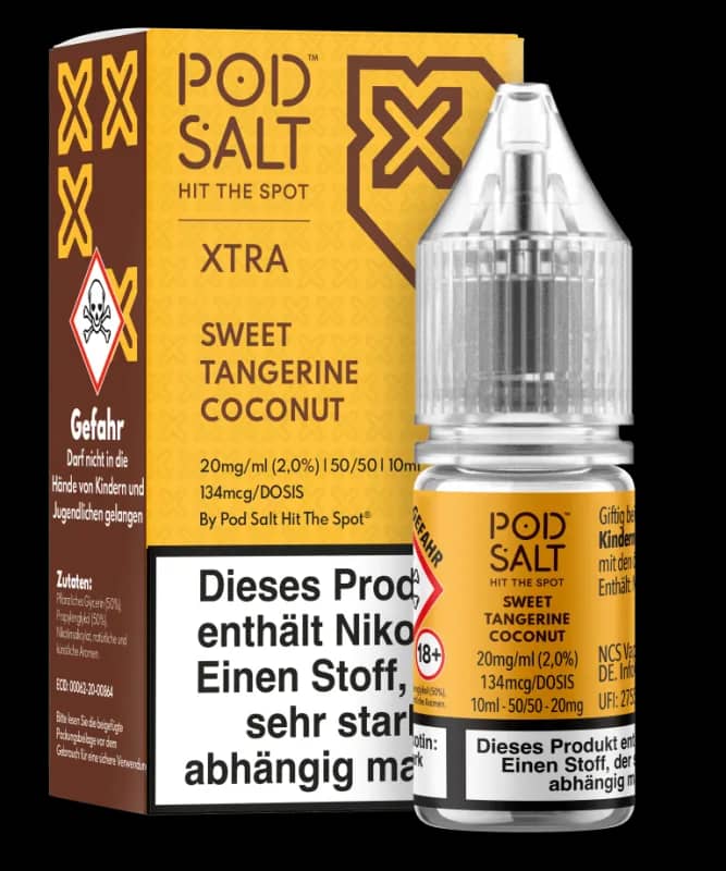 PodSalt Xtra - Sweet Tangerine Coconut – 20mg/ml