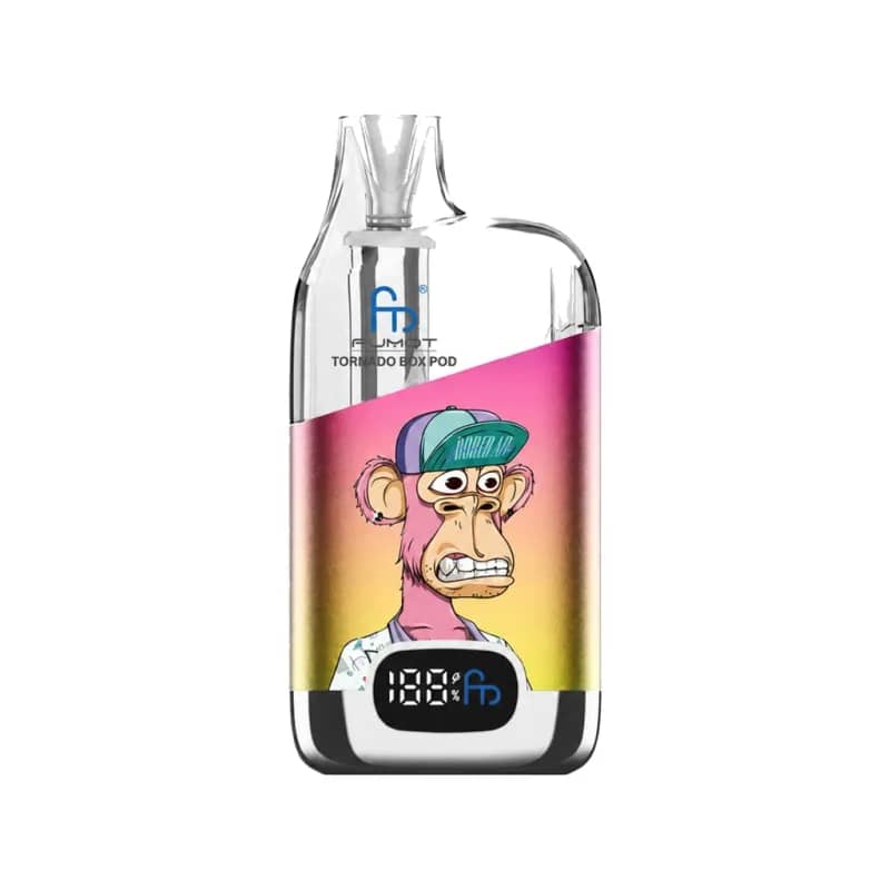 RandM Tornado Digital Box Pod Pink Yellow – 800 mAh