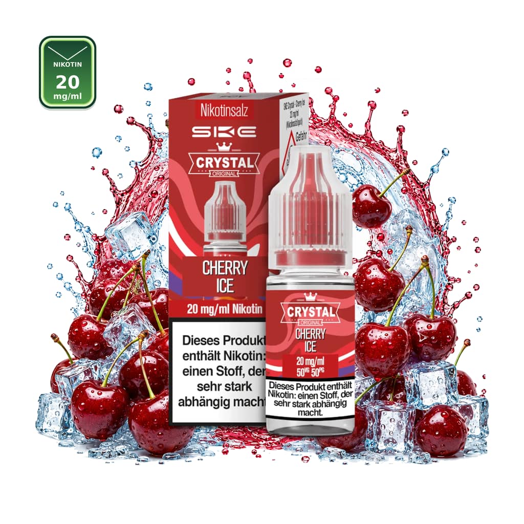 SKE Crystal Cherry Ice Nikotinsalz 20 mg/ml