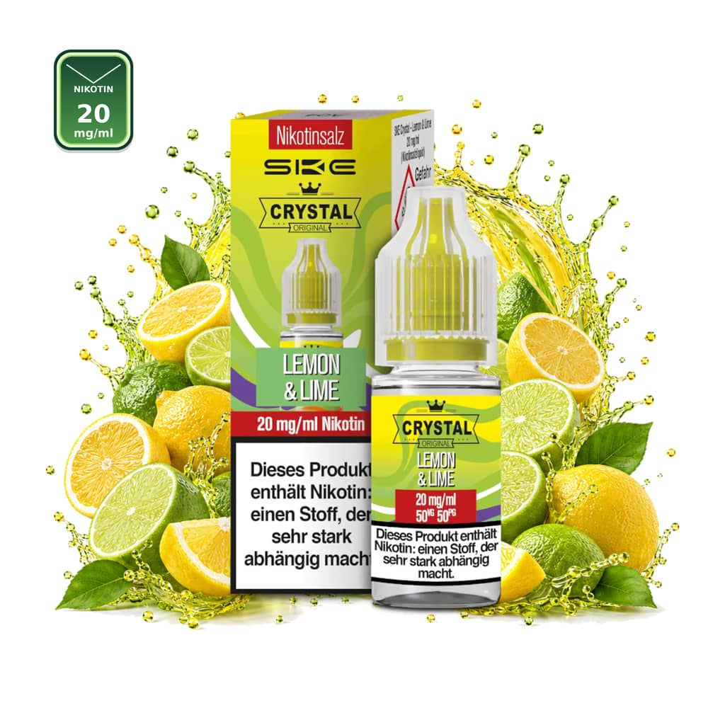 SKE Crystal Lemon & Lime Nikotinsalz 20 mg/ml