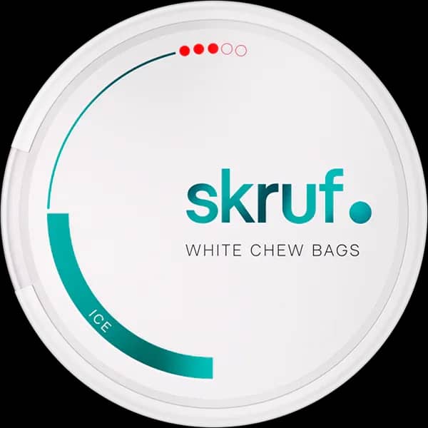 Skruf Ice #3 White Chew Bags