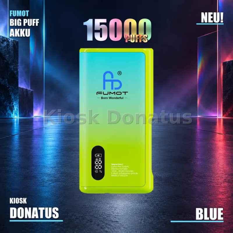 FUMOT RandM Tornado Big Puff Akku Blue