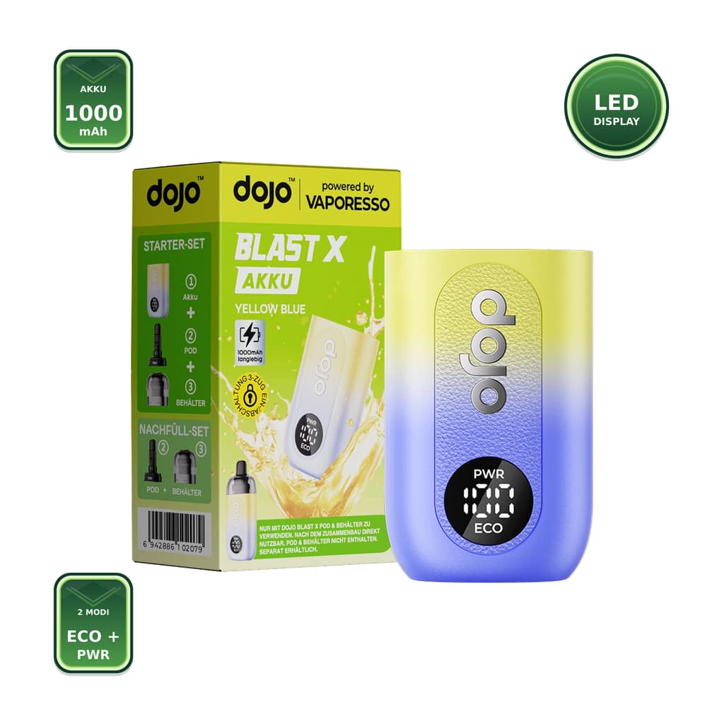 Vaporesso DOJO Blast X Basisgerät Yellow Blue