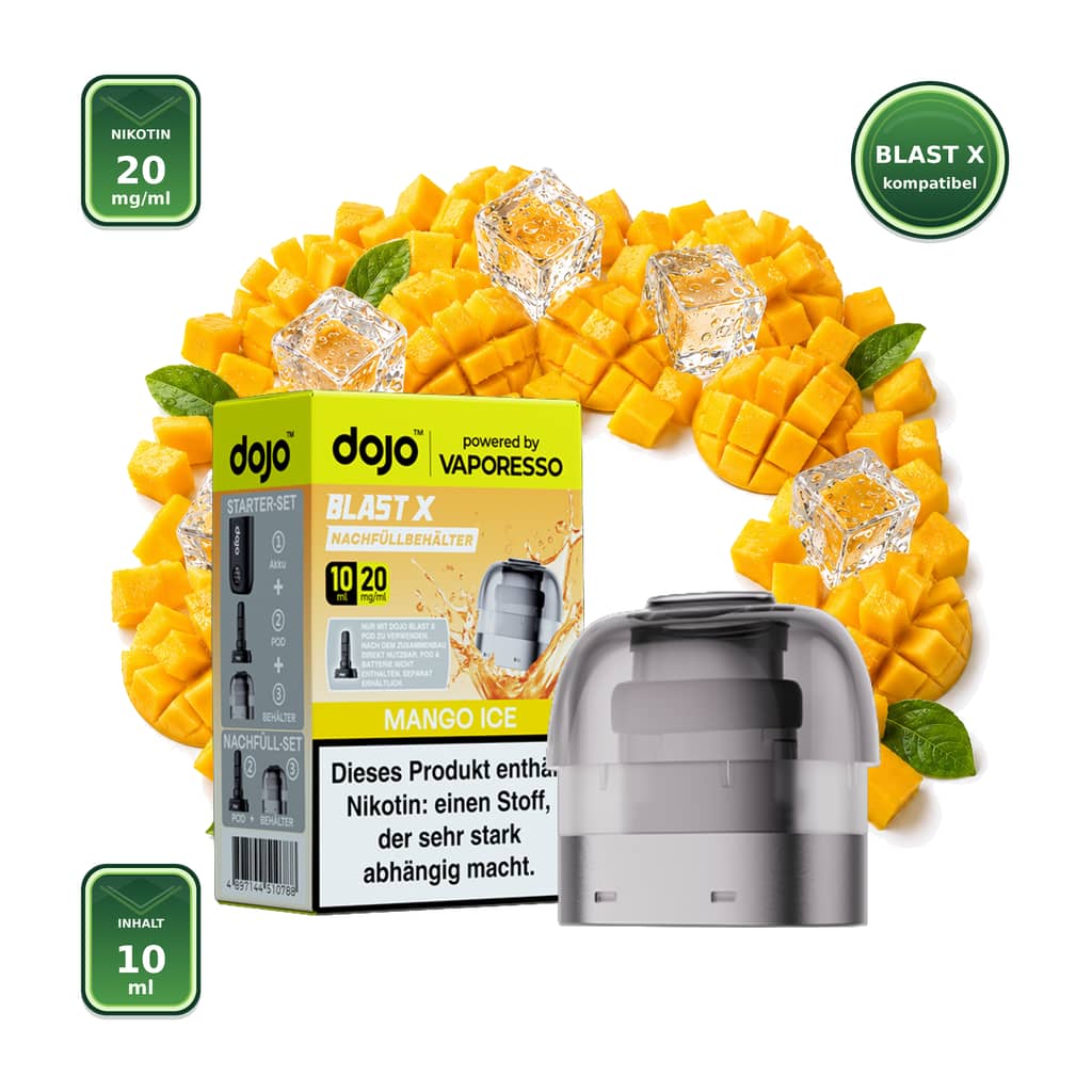 Vaporesso DOJO Blast X Mango Ice 20 mg – 10 ml