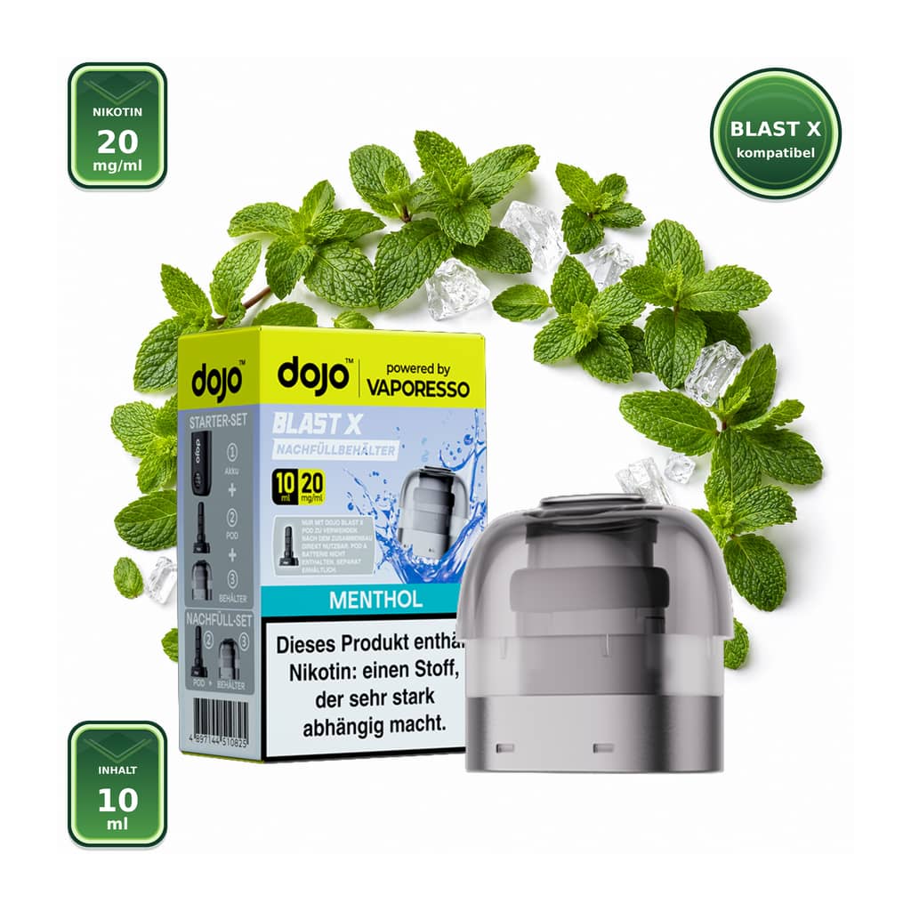 Vaporesso DOJO Blast X Menthol 20 mg – 10 ml
