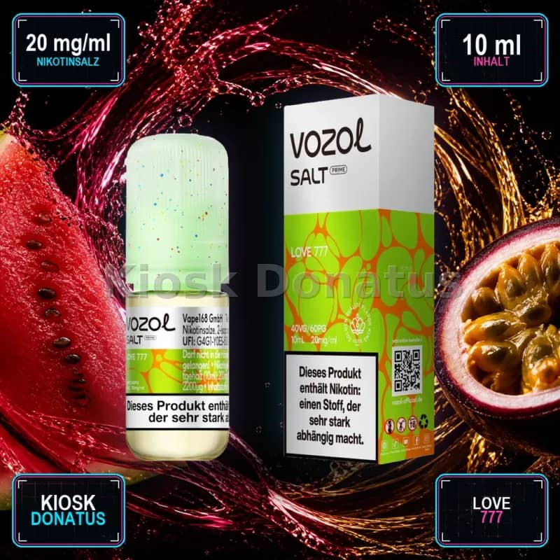 VOZOL Salt Prime Love 777 20mg Liquid – 10 ml