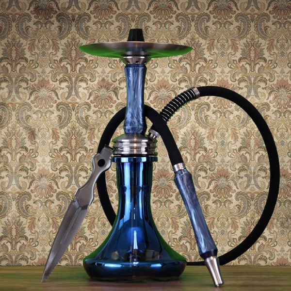 Ocean Hookah Kaif S Steel Topas Blue