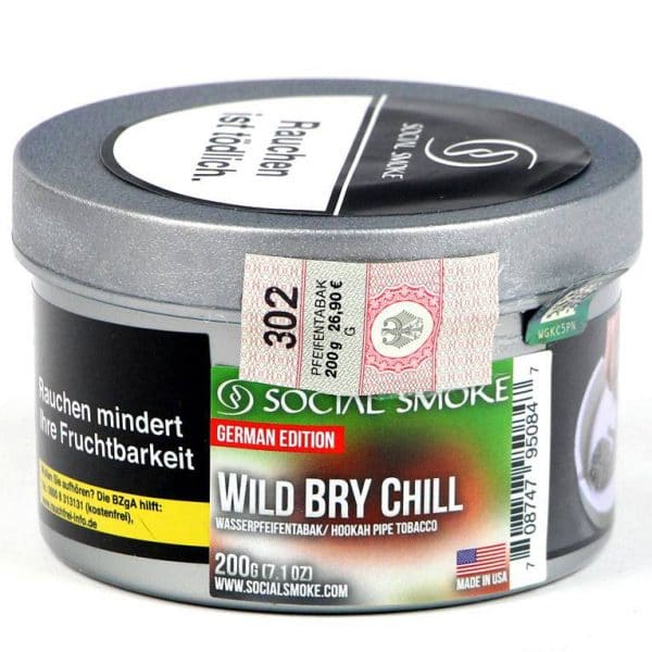 social smoke wild bry chill 200g