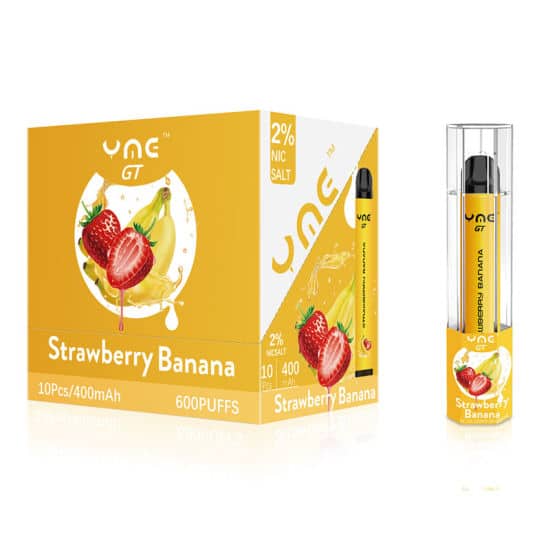 YME GT Vape Strawberry Banana 600 puffs