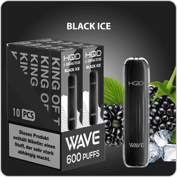 HQD WAVE 600 Züge Black Ice