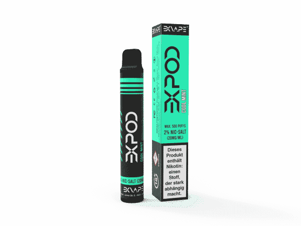 EXVAPE EXPOD Einweg E-Shisha Cool Mint 500 Züge