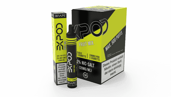 EXVAPE EXPOD Einweg E-Shisha Fruit Mix 500 Züge