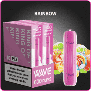 HQD Wave 600 Einweg Züge Rainbow