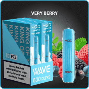 HQD Wave 600 Einweg Eshisha Very berry