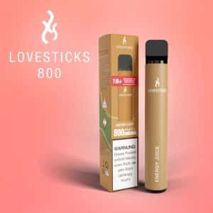 Lovesticks 800 Züge Einweg EShisha Energy Juice