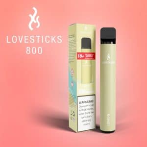 Lovesticks 800 Züge Einweg EShisha Lemon