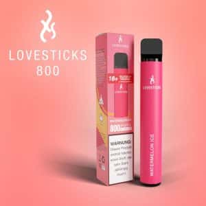 Lovesticks 800 Züge Einweg EShisha Watermelon Ice