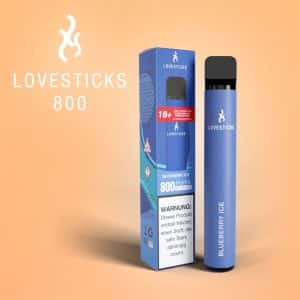 Lovesticks 800 Züge Einweg EShisha Blueberry Ice