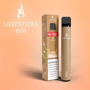 Lovesticks 800 Züge Einweg E-Shisha Cola