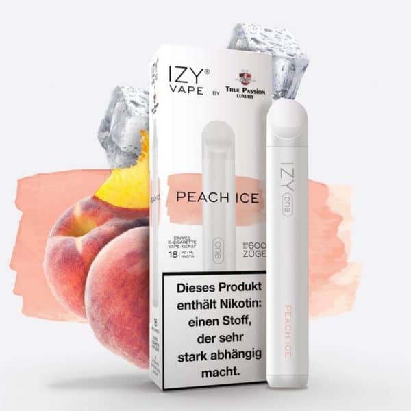 Izy Vape E-shisha Peach Ice 600 züge