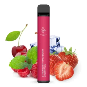 Elf Bar 600 E-Shisha Strawberry Raspberry Cherry Ice