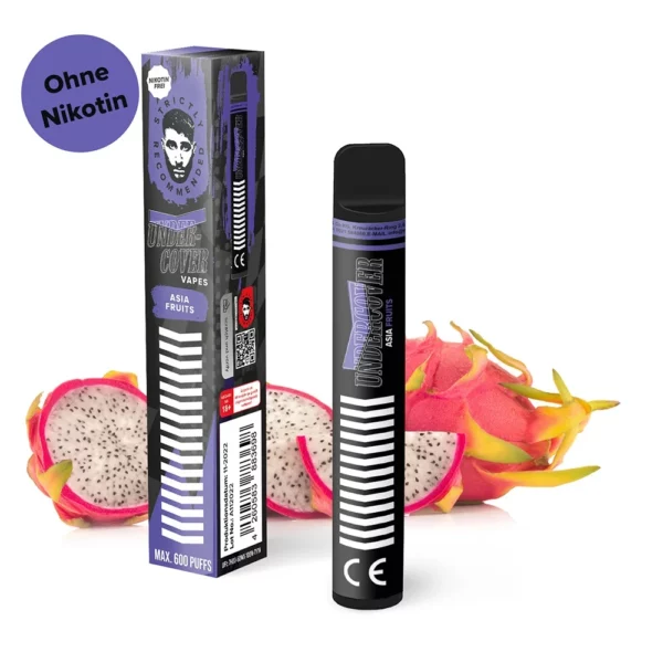 Undercover Vapes by Samra Asia Fruits 600 Züge Ohne Nikotin