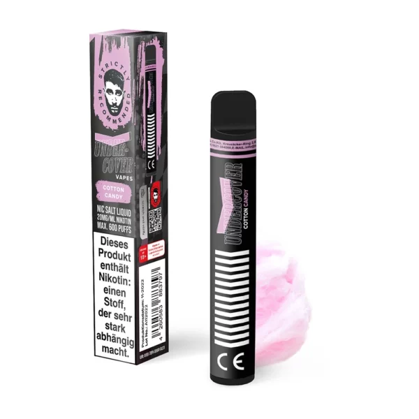 Undercover Vapes by Samra Cotton Candy 600 Züge